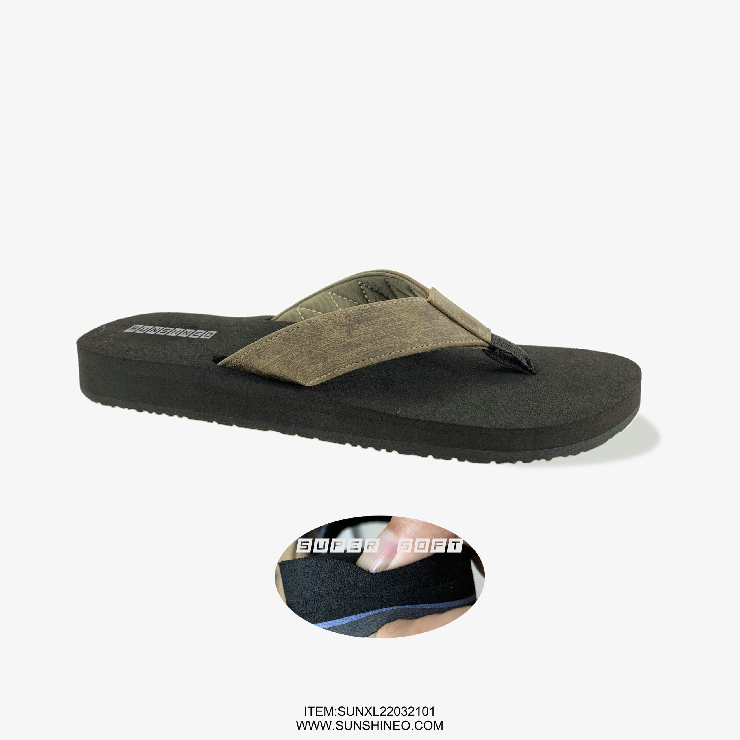 SUNXL22032101 flip flop sandals