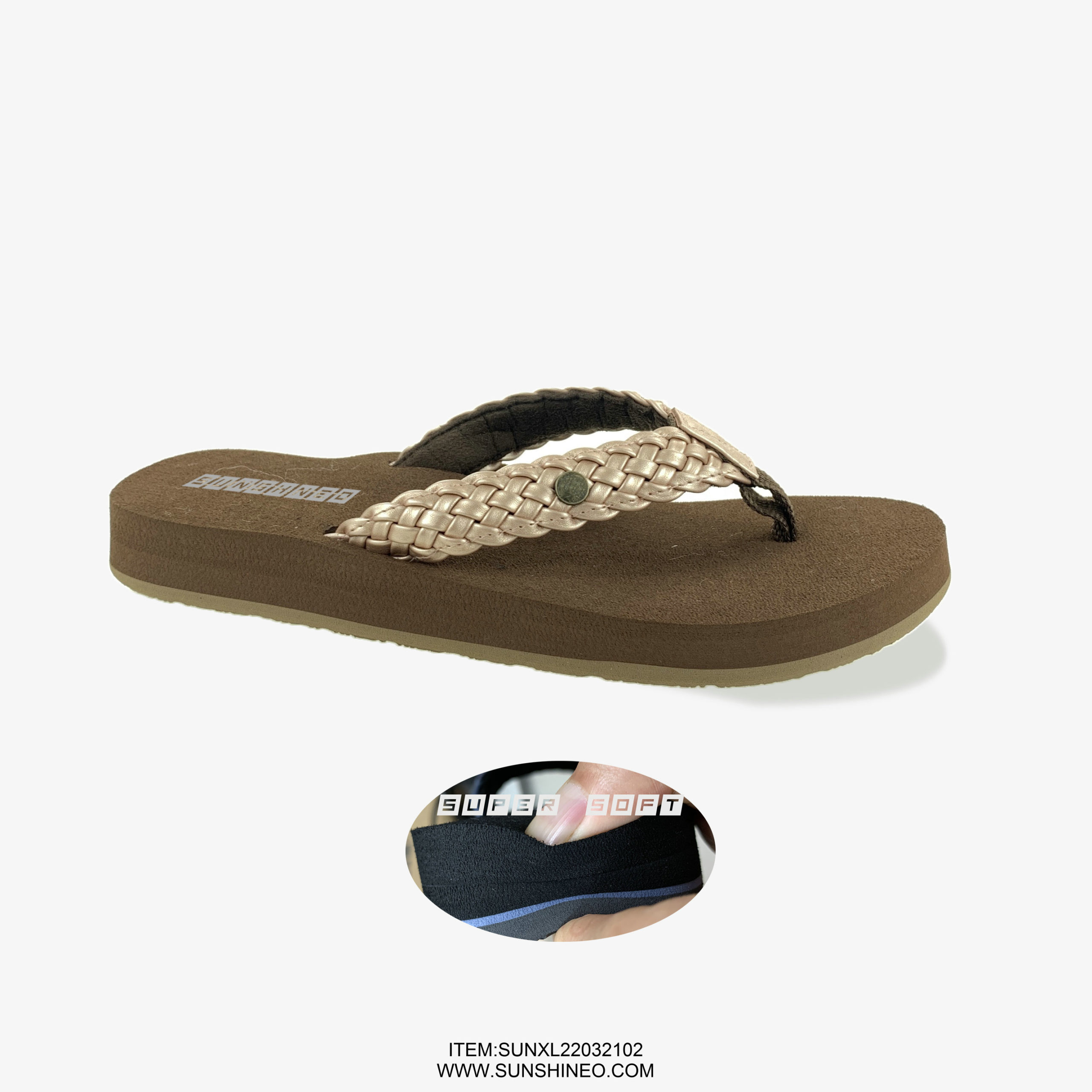SUNXL22032102 flip flop sandals