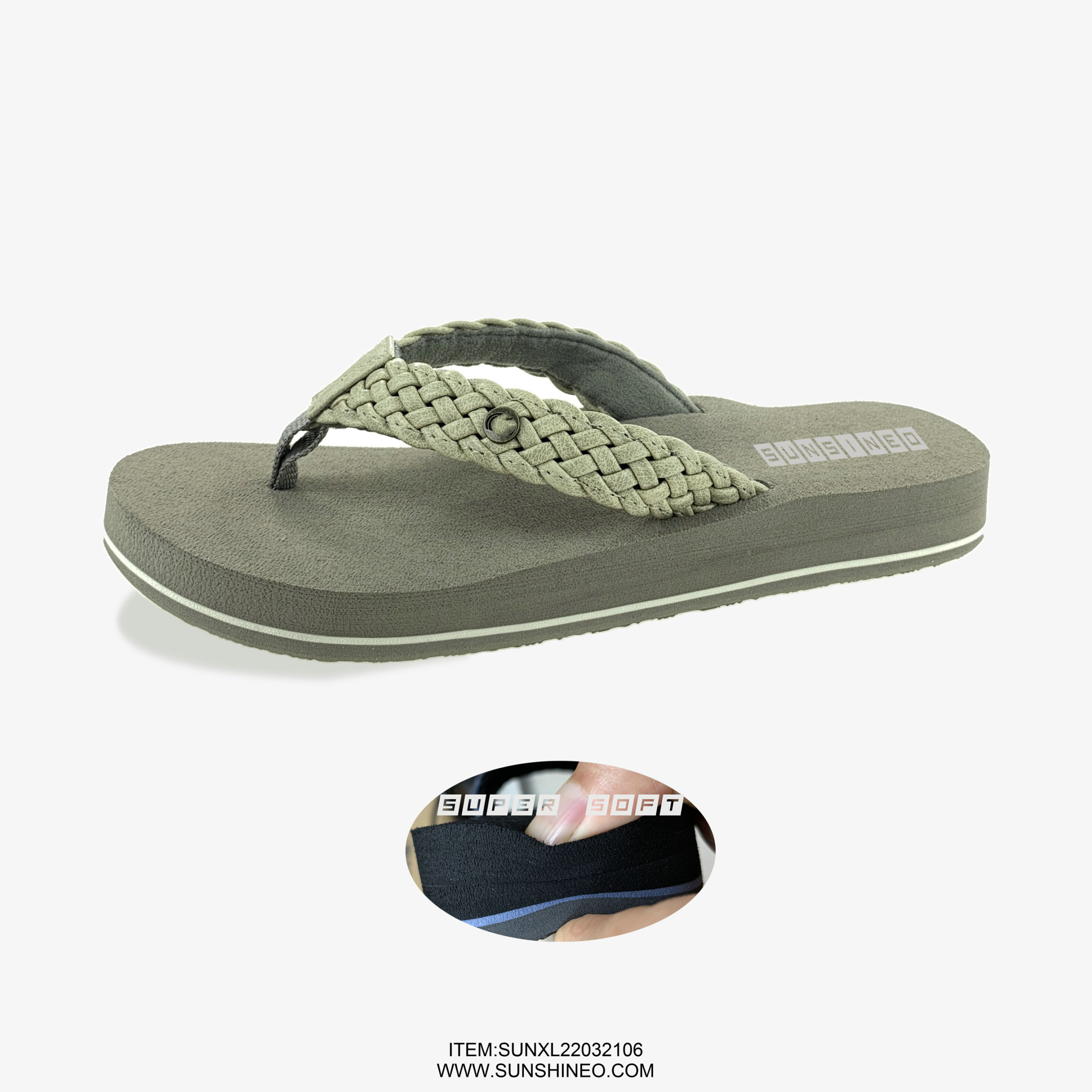 SUNXL22032106 flip flop sandals