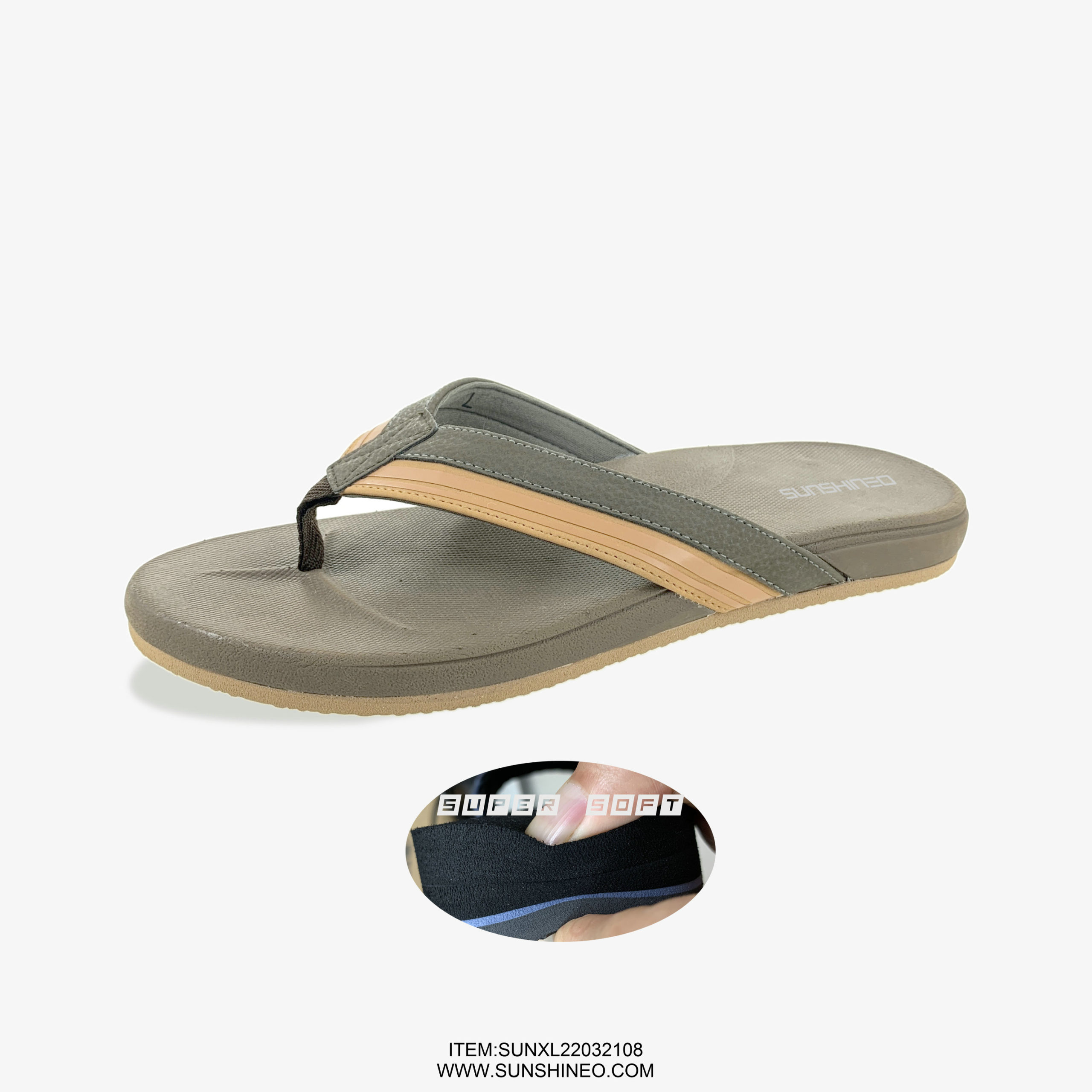 SUNXL22032108 flip flop sandals