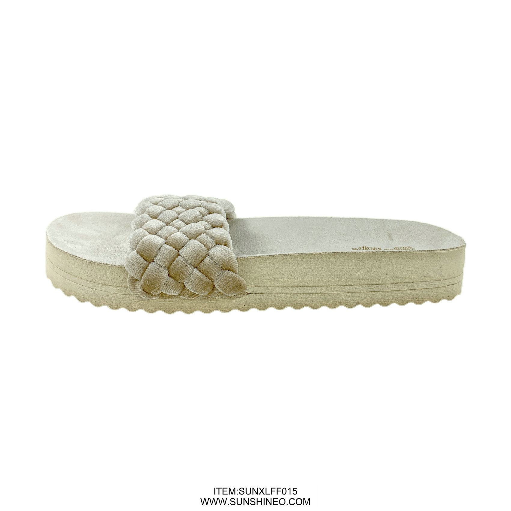 SUNXLFF015 fur flip flop sandals winter slippers