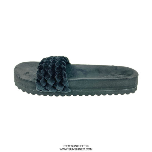SUNXLFF019 fur flip flop sandals winter slippers