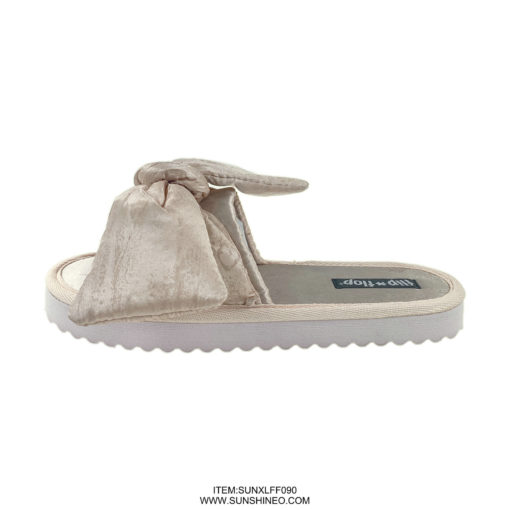 SUNXLFF090 fur flip flop sandals winter slippers
