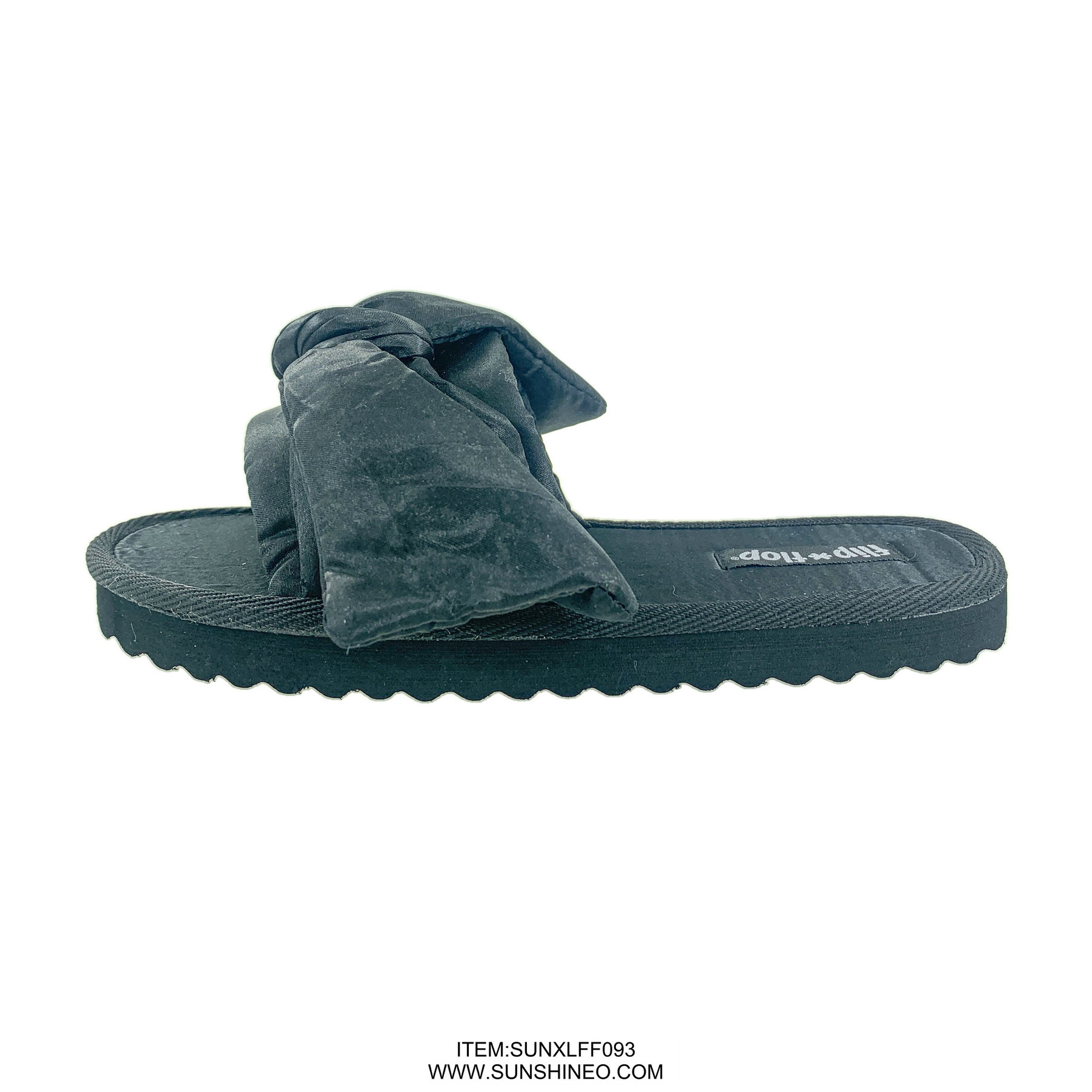 SUNXLFF093 fur flip flop sandals winter slippers