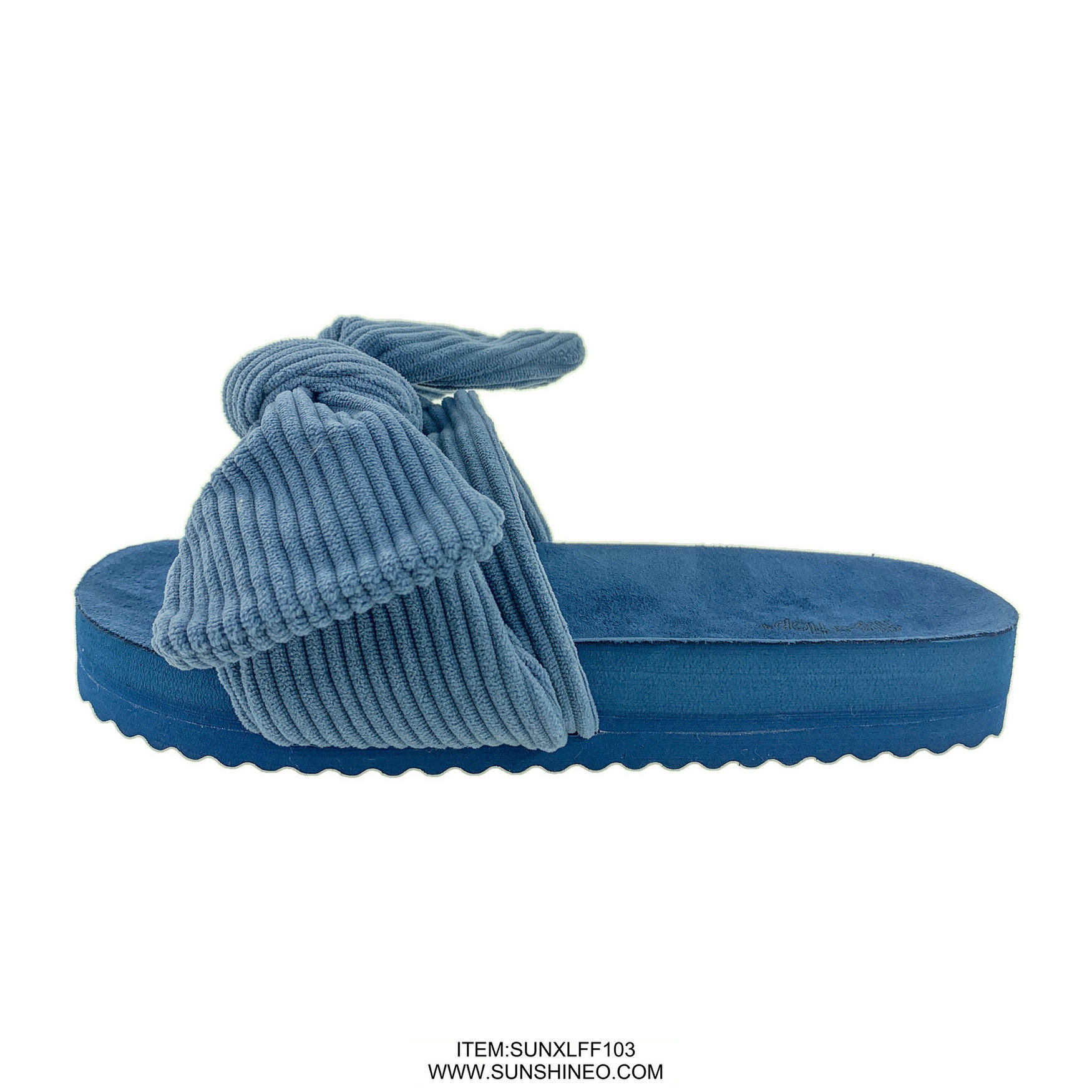 SUNXLFF103 fur flip flop sandals winter slippers