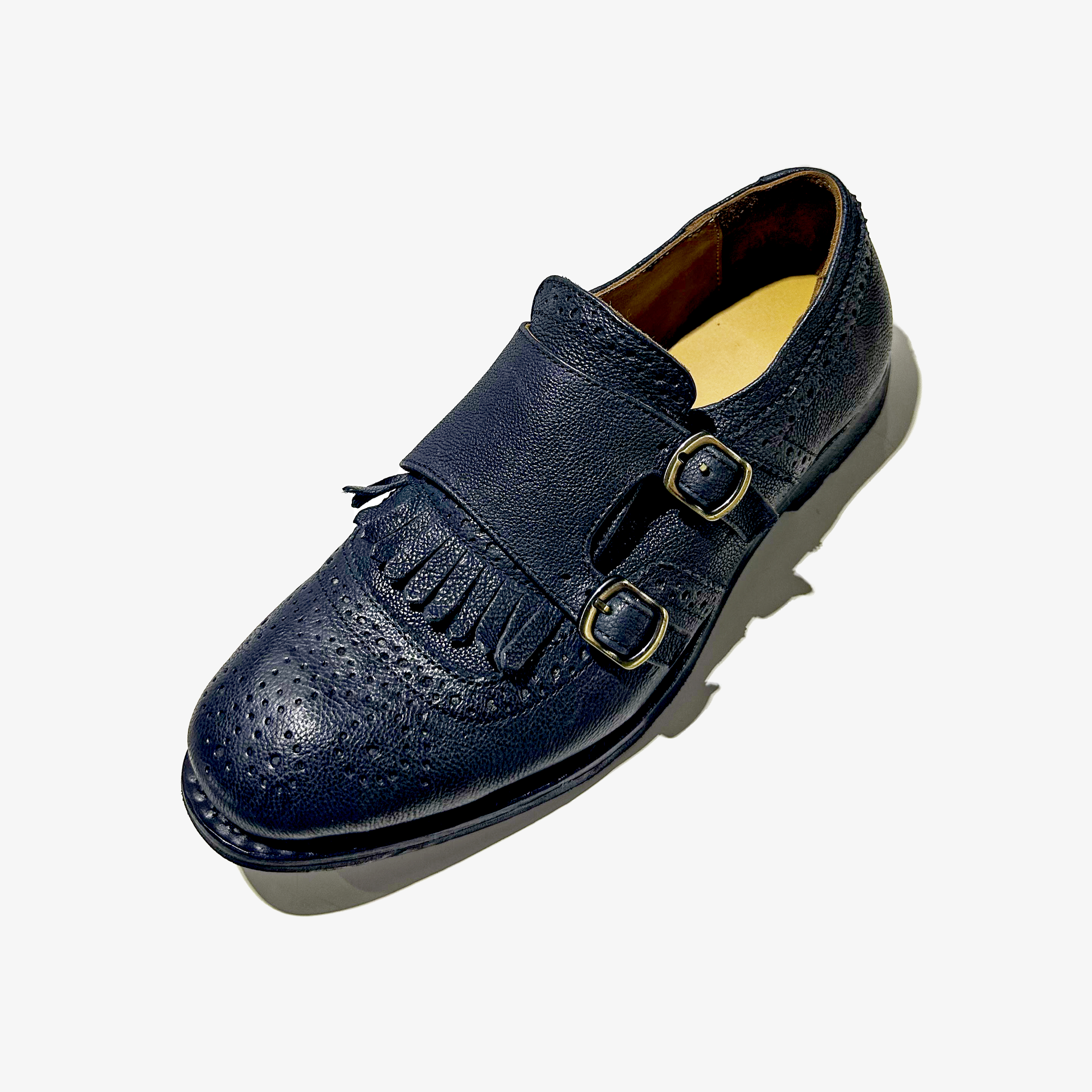 SSX2532105 Washed Leather Shoes